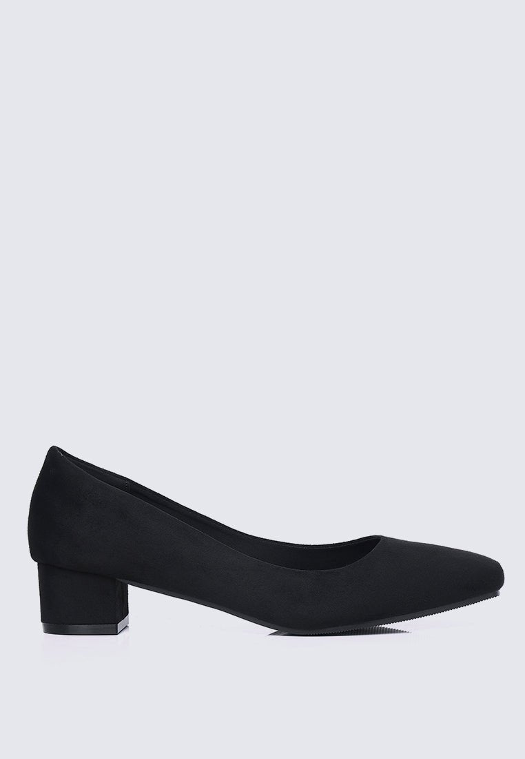 Leah Comfy Pumps In BlackShoes - myballerine