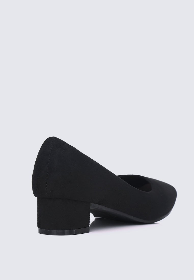 Leah Comfy Pumps In BlackShoes - myballerine
