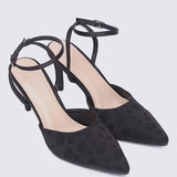 Lilian Comfy Heels In BlackShoes - myballerine
