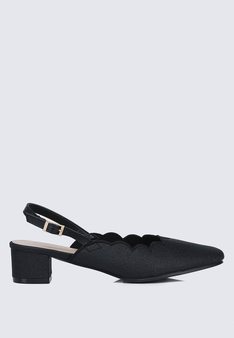 Lizzy Comfy Heels In BlackShoes - myballerine