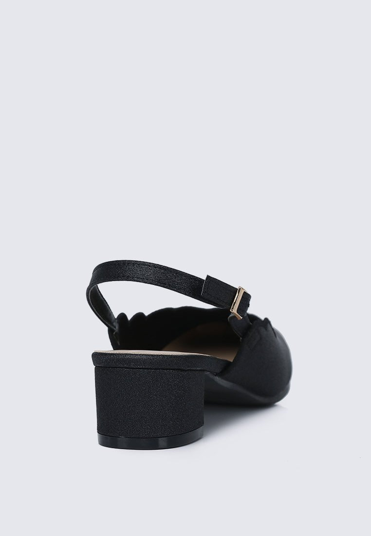 Lizzy Comfy Heels In BlackShoes - myballerine