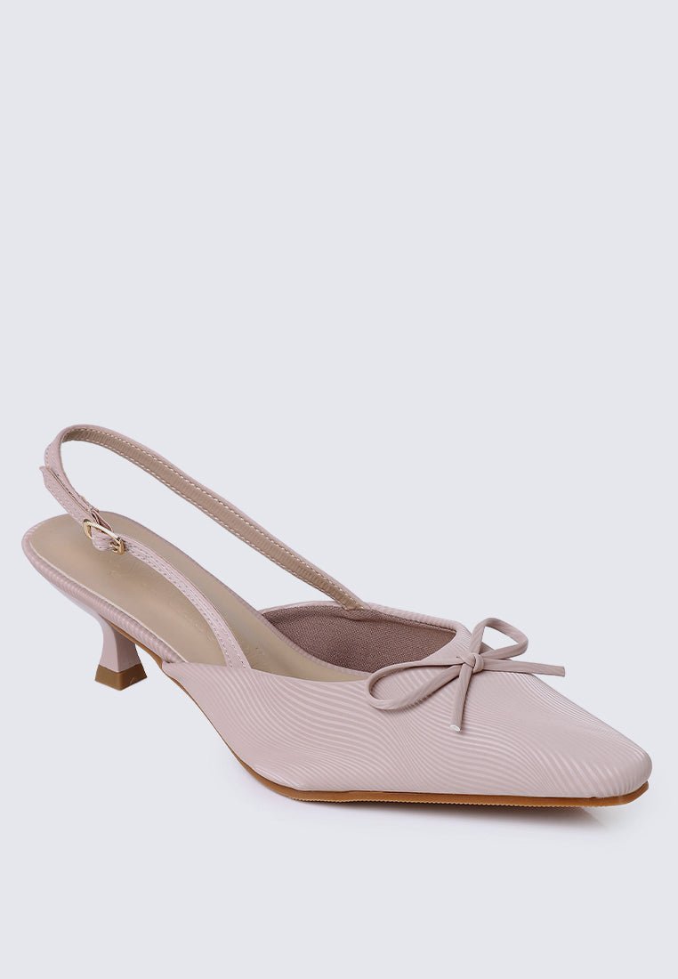Lynn Comfy Heels In AlmondShoes - myballerine
