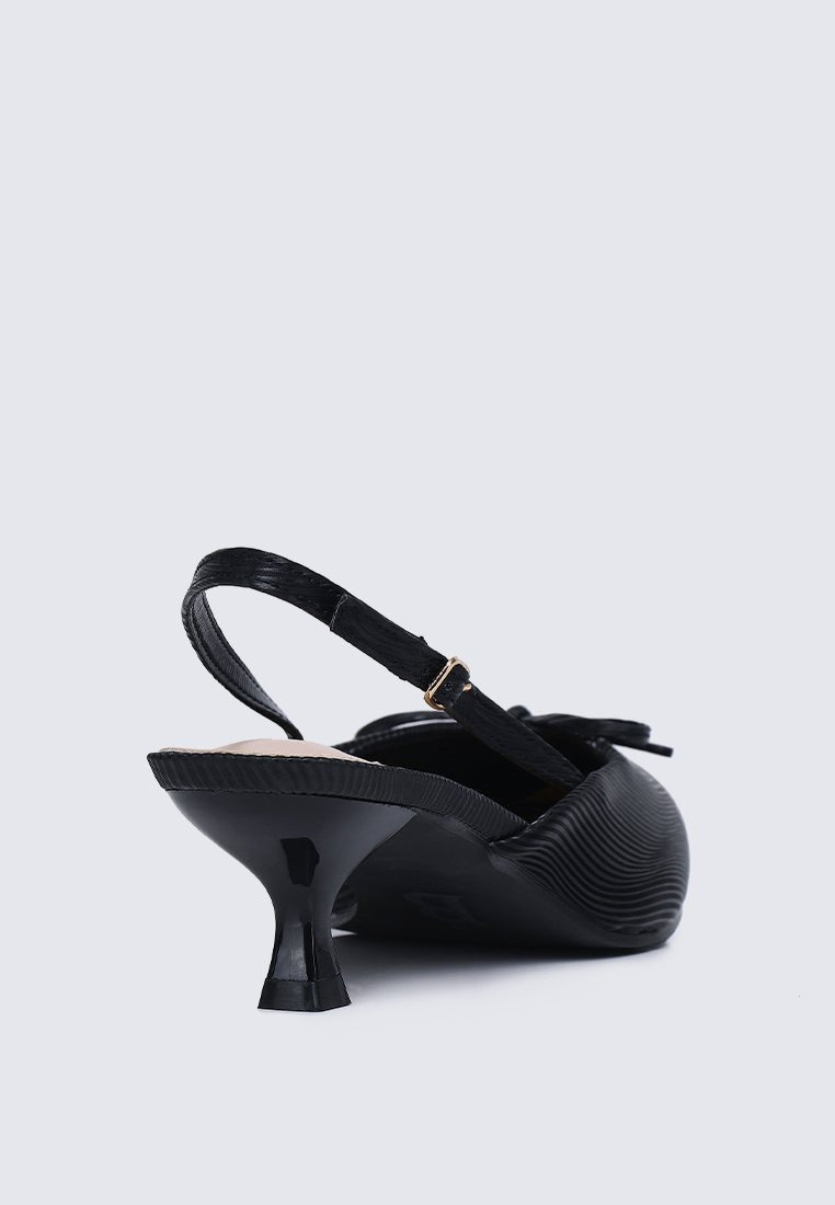 Lynn Comfy Heels In BlackShoes - myballerine