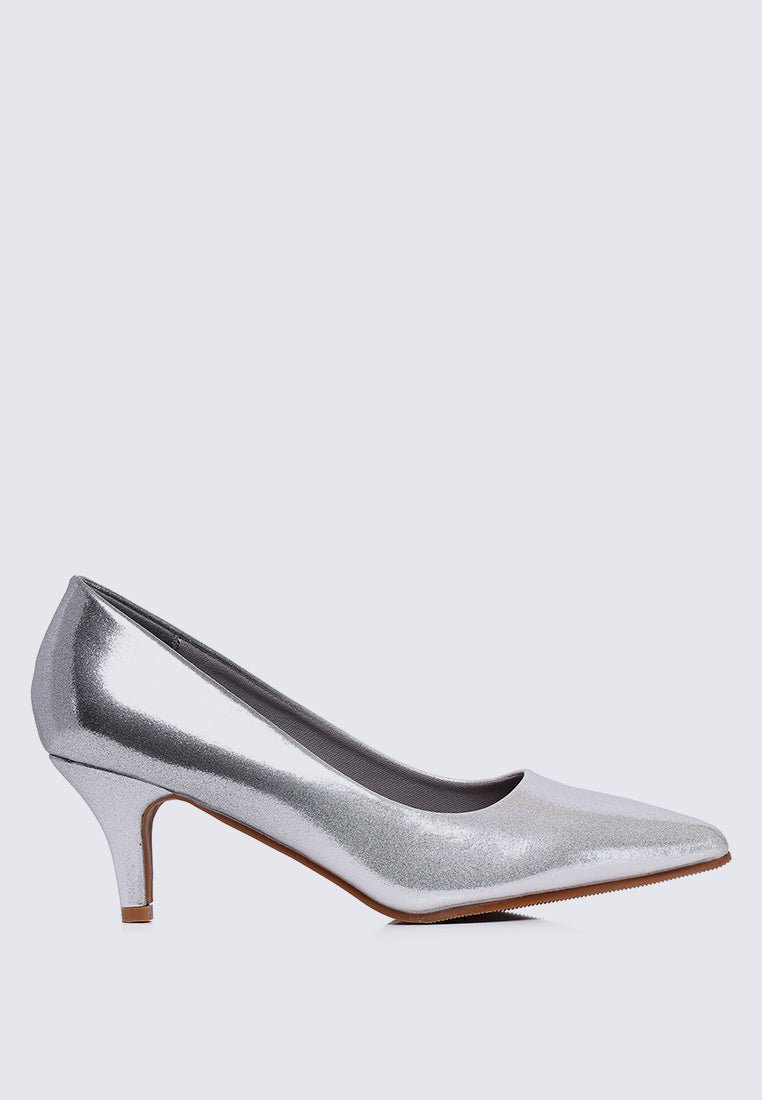 Maureen Comfy Pumps In SilverShoes - myballerine