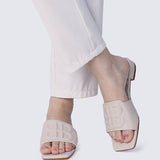 Michelle Comfy Sandals In BeigeShoes - myballerine