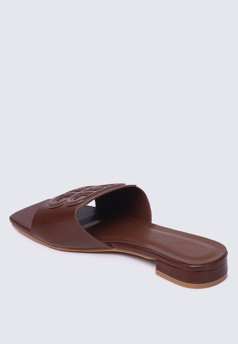 Michelle Comfy Sandals In BrownShoes - myballerine