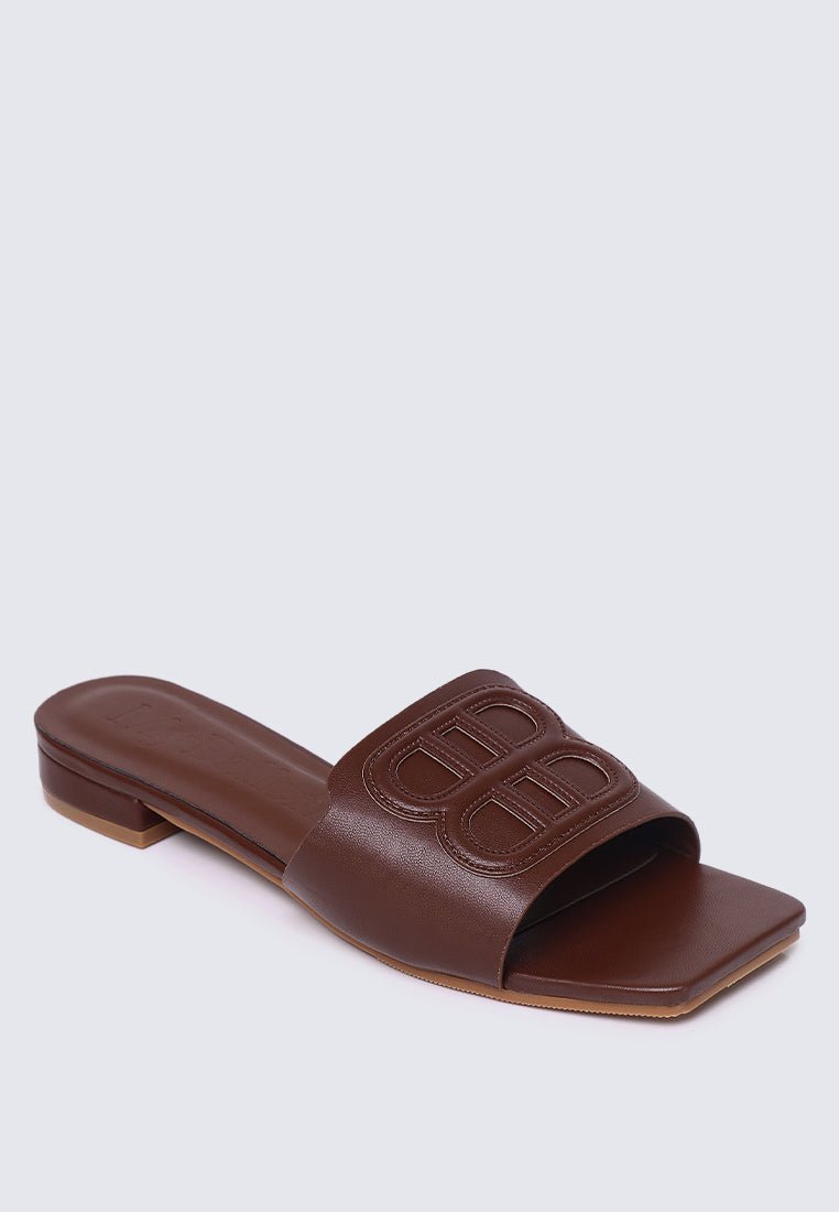 Michelle Comfy Sandals In BrownShoes - myballerine