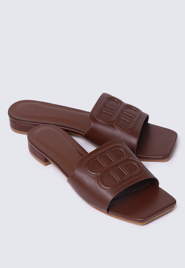 Michelle Comfy Sandals In BrownShoes - myballerine