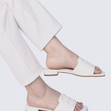 Michelle Comfy Sandals In WhiteShoes - myballerine