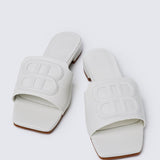 Michelle Comfy Sandals In WhiteShoes - myballerine
