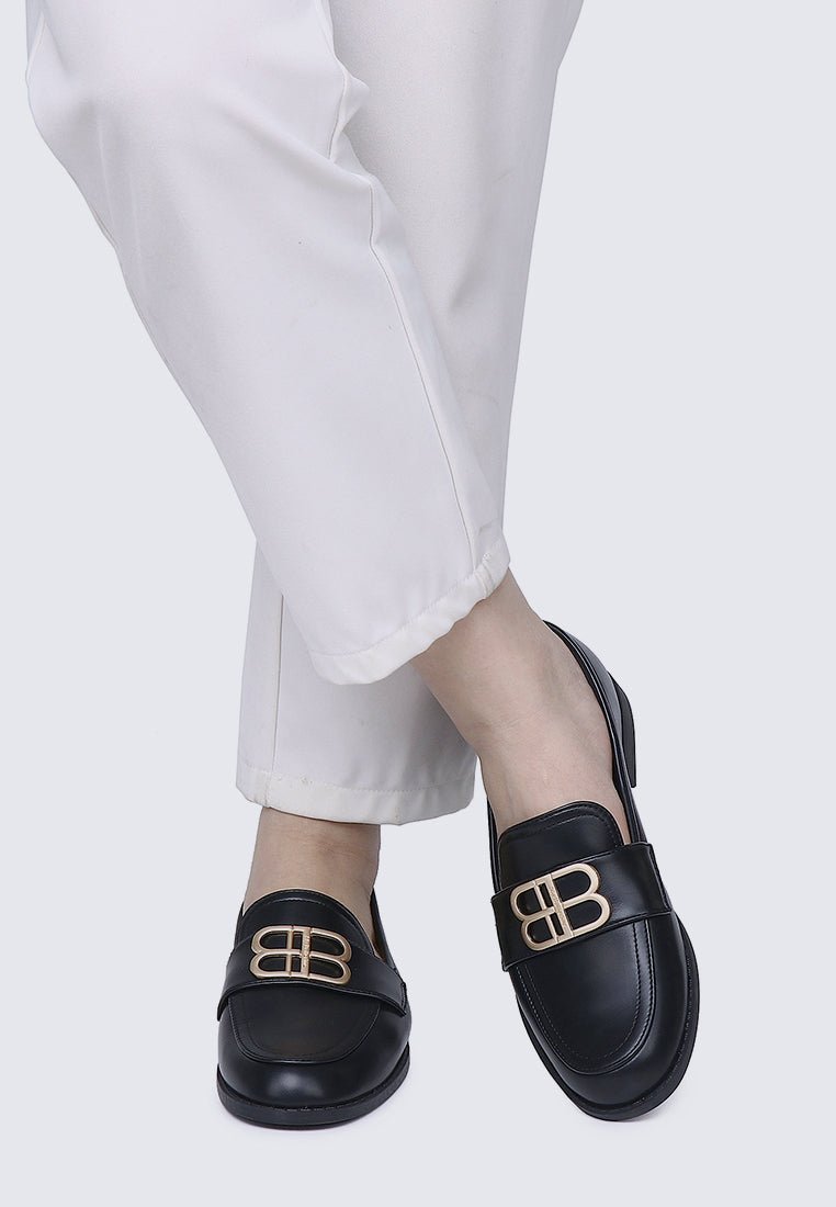 Minetta Comfy Loafers In BlackShoes - myballerine