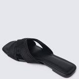 Mocca Comfy Sandals In BlackShoes - myballerine