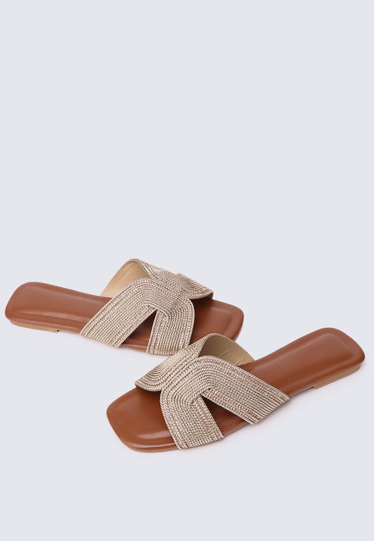 Mocca Comfy Sandals In TanShoes - myballerine