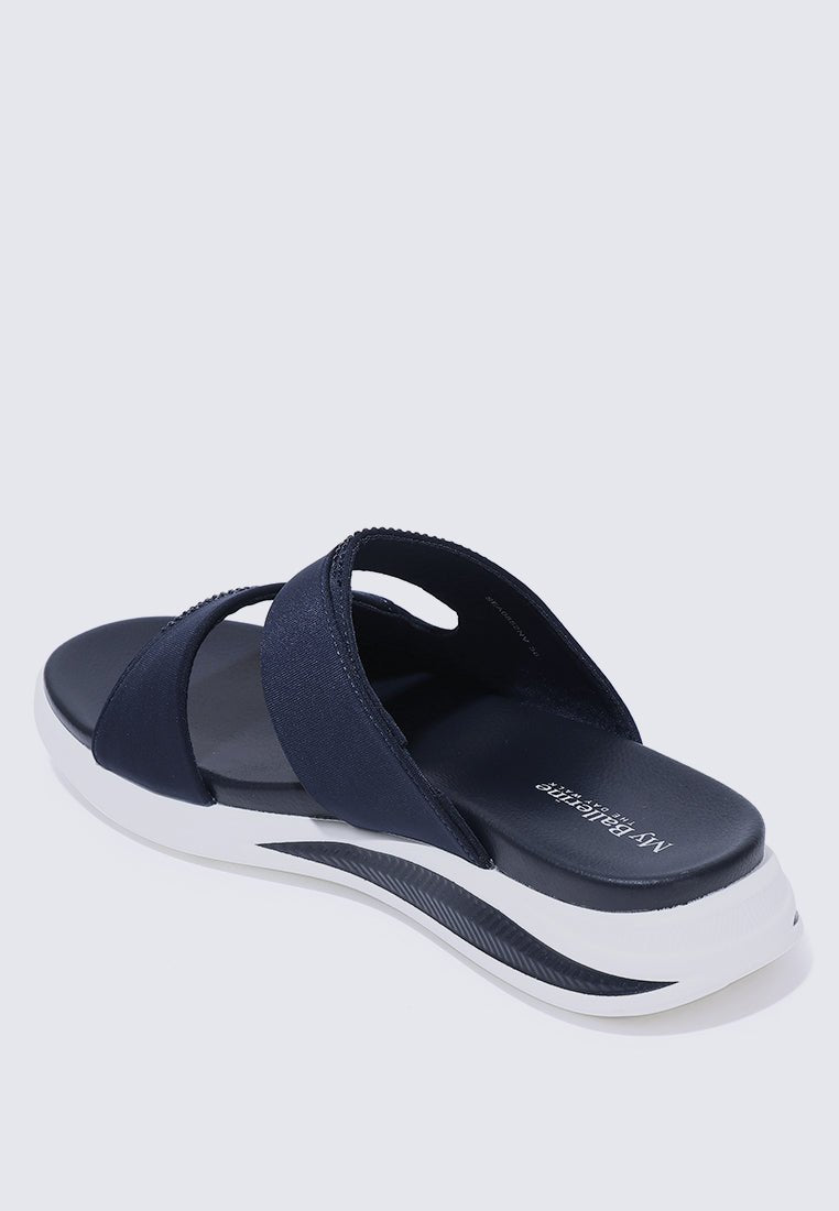 My Soft Steps Comfy Sandals In NavyShoes - myballerine