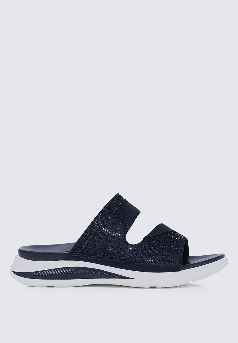 My Soft Steps Comfy Sandals In NavyShoes - myballerine