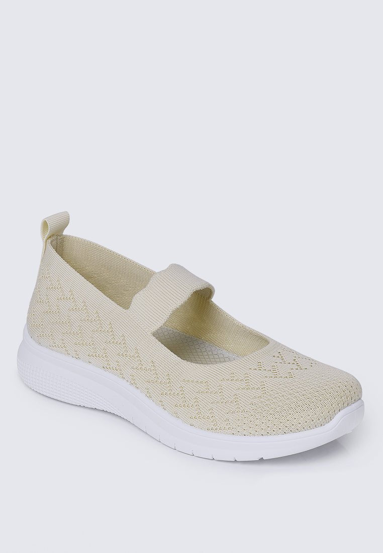 My Steps Comfy Sneakers In BeigeShoes - myballerine