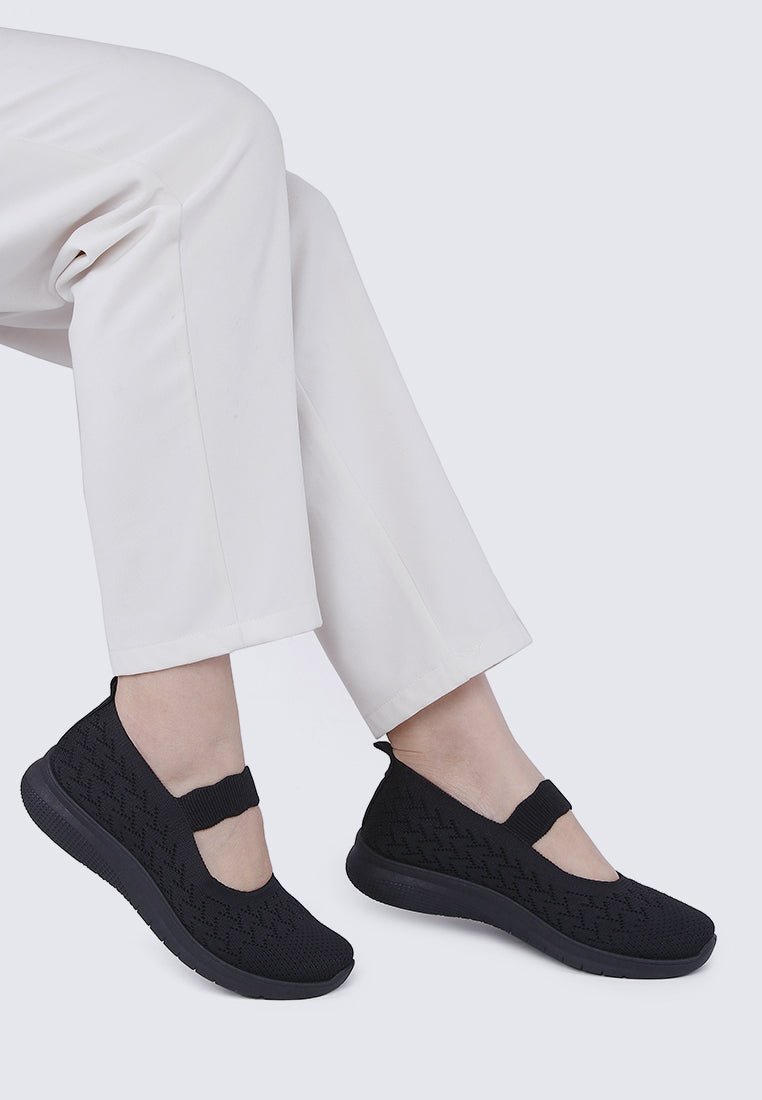 My Steps Comfy Sneakers In BlackShoes - myballerine