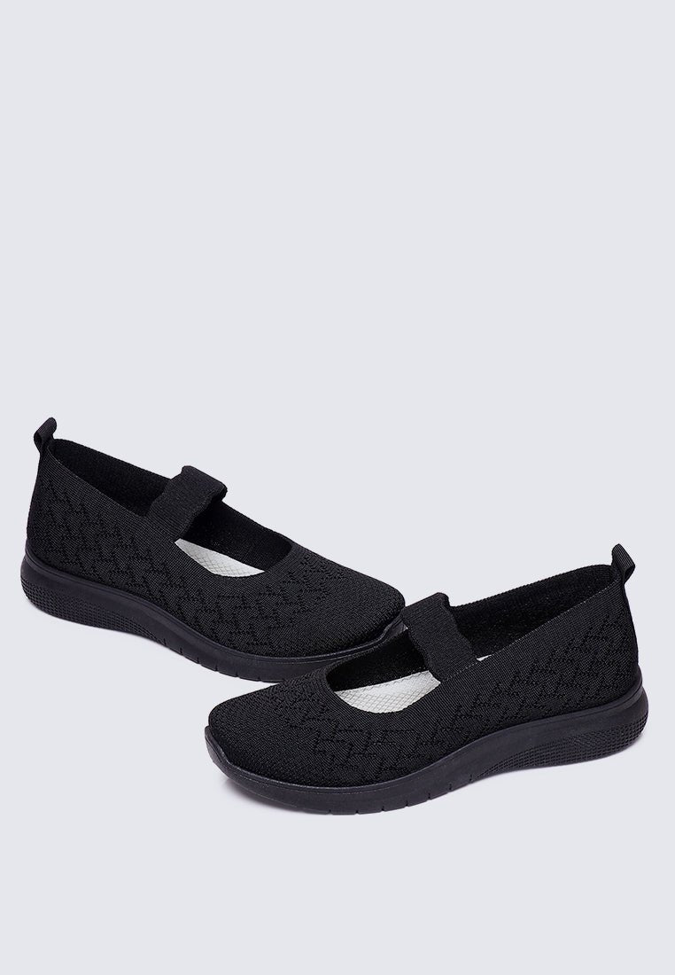 My Steps Comfy Sneakers In BlackShoes - myballerine