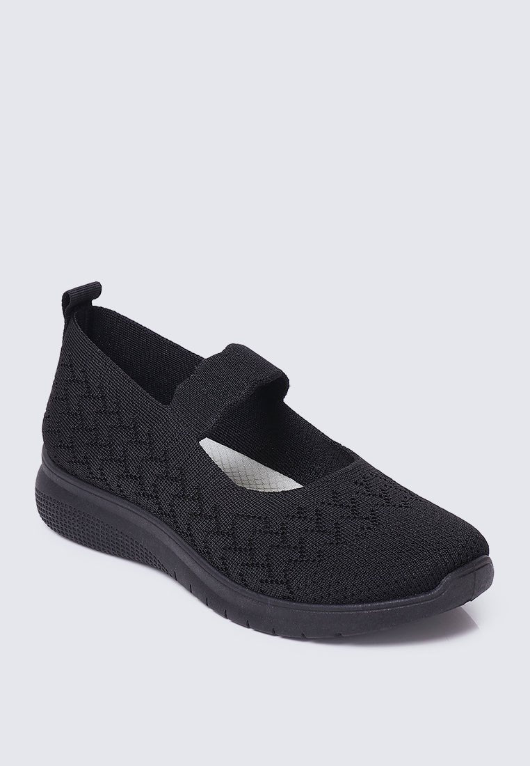 My Steps Comfy Sneakers In BlackShoes - myballerine