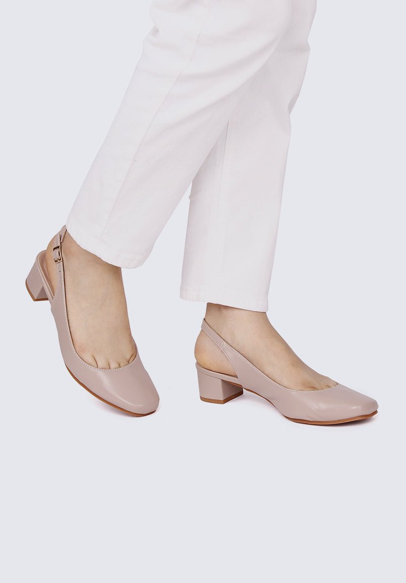Palmer Comfy Heels In AlmondShoes - myballerine
