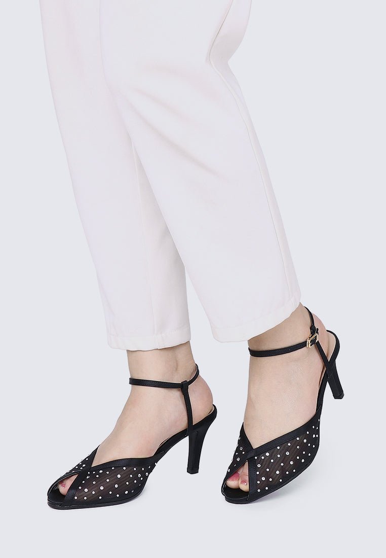 Ravenna Comfy Heels In BlackShoes - myballerine