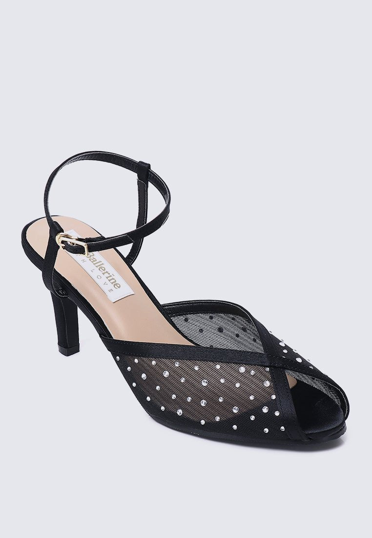 Ravenna Comfy Heels In BlackShoes - myballerine