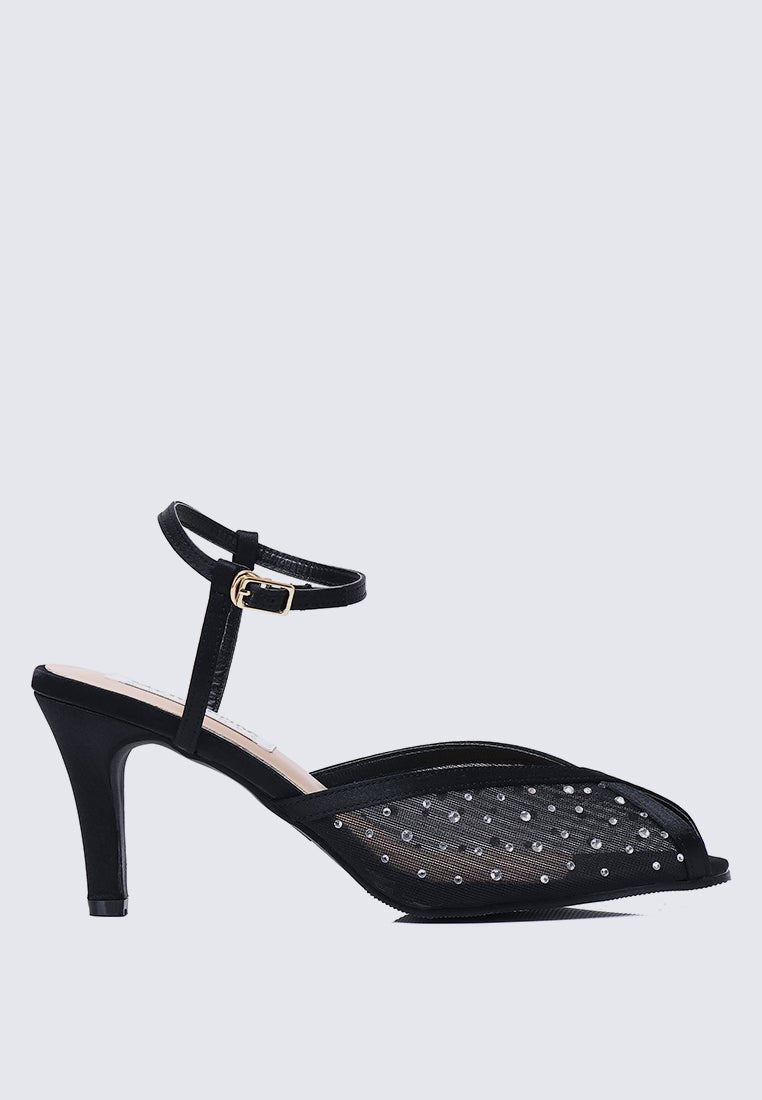 Ravenna Comfy Heels In BlackShoes - myballerine