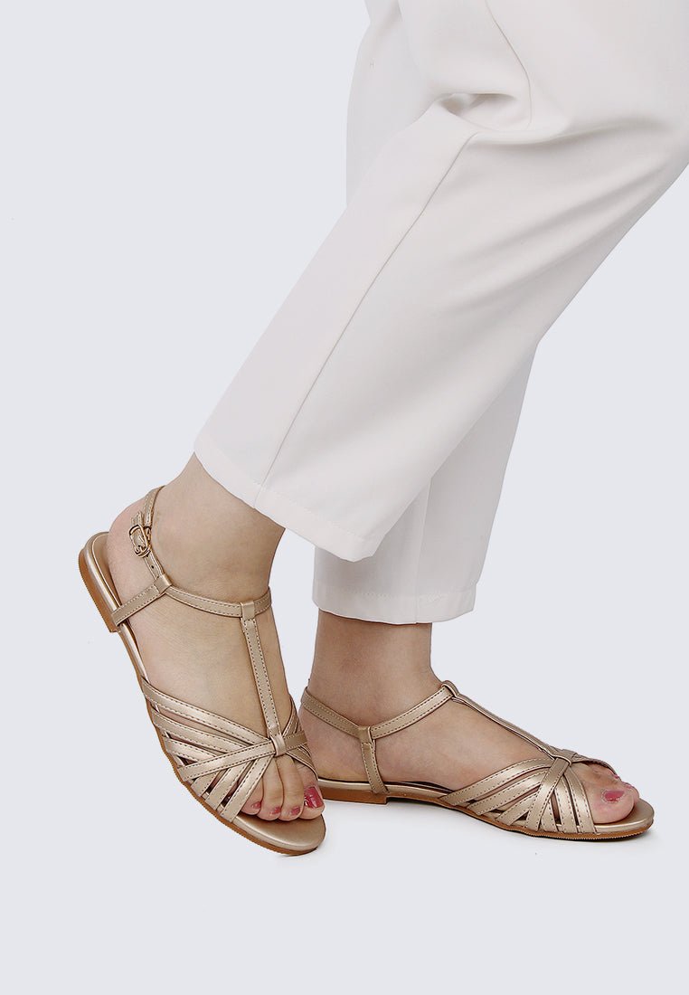 Rebecca Comfy Sandals In GoldShoes - myballerine