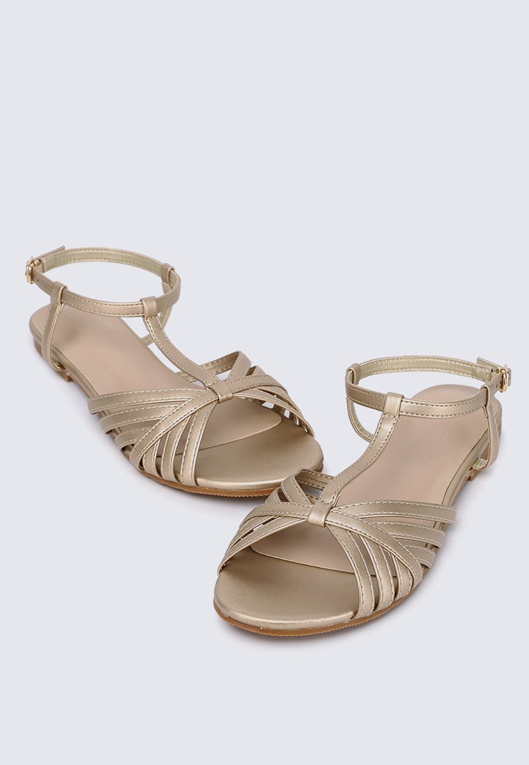 Rebecca Comfy Sandals In GoldShoes - myballerine