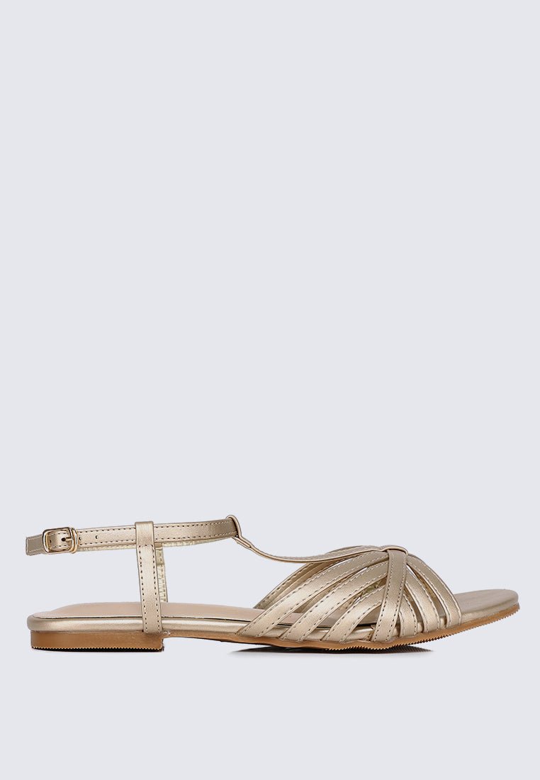 Rebecca Comfy Sandals In GoldShoes - myballerine