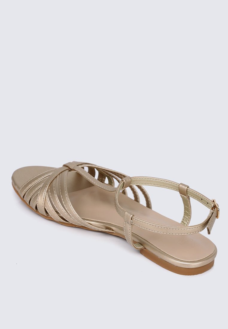 Rebecca Comfy Sandals In GoldShoes - myballerine