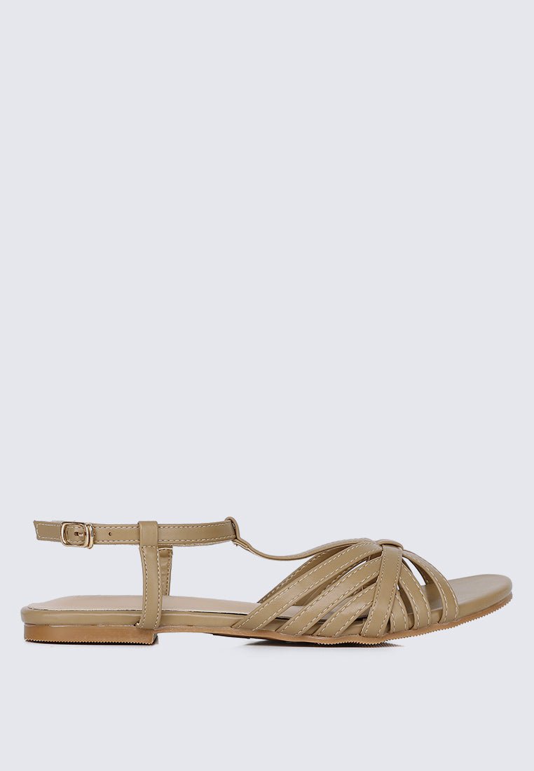 Rebecca Comfy Sandals In TaupeShoes - myballerine