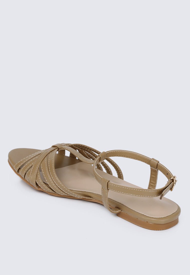 Rebecca Comfy Sandals In TaupeShoes - myballerine