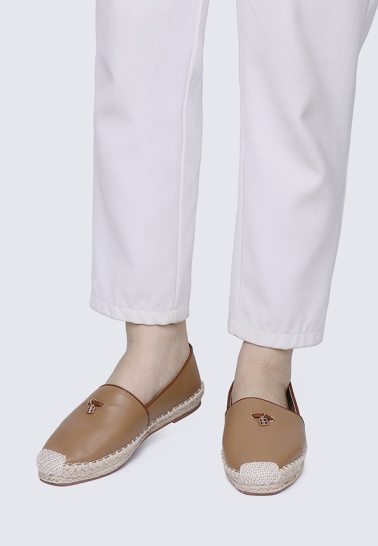 Roberta Comfy Espadrilles In BrownShoes - myballerine