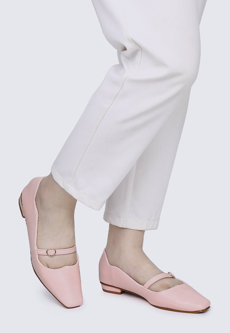 Romans' Cupid Comfy Ballerina In PinkShoes - myballerine