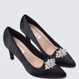 Stacy Comfy Pumps In Black - myballerine