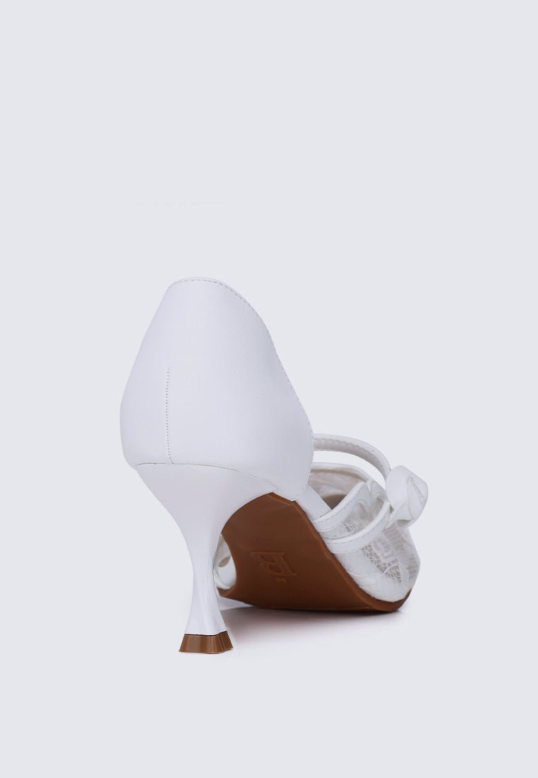 Timeless Blossoms Comfy Pumps In IvoryShoes - myballerine