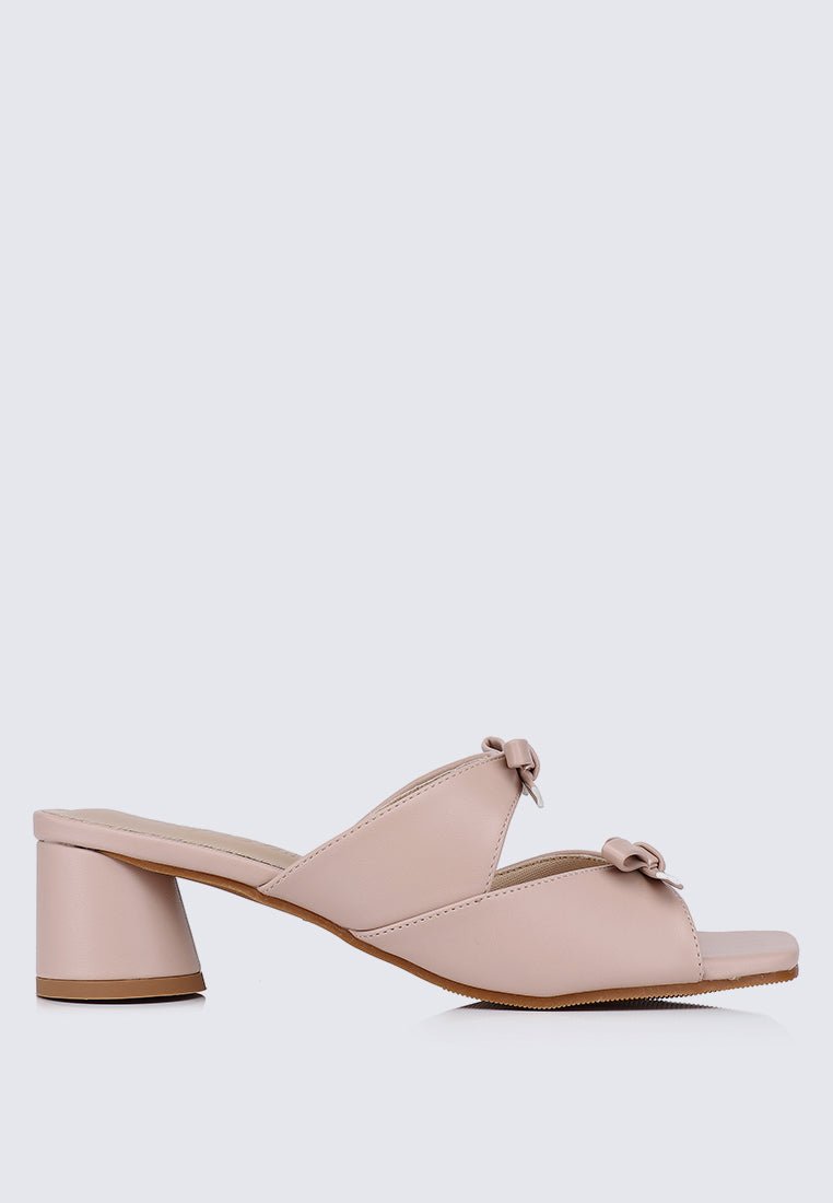 Venus Comfy Heels In NudeShoes - myballerine