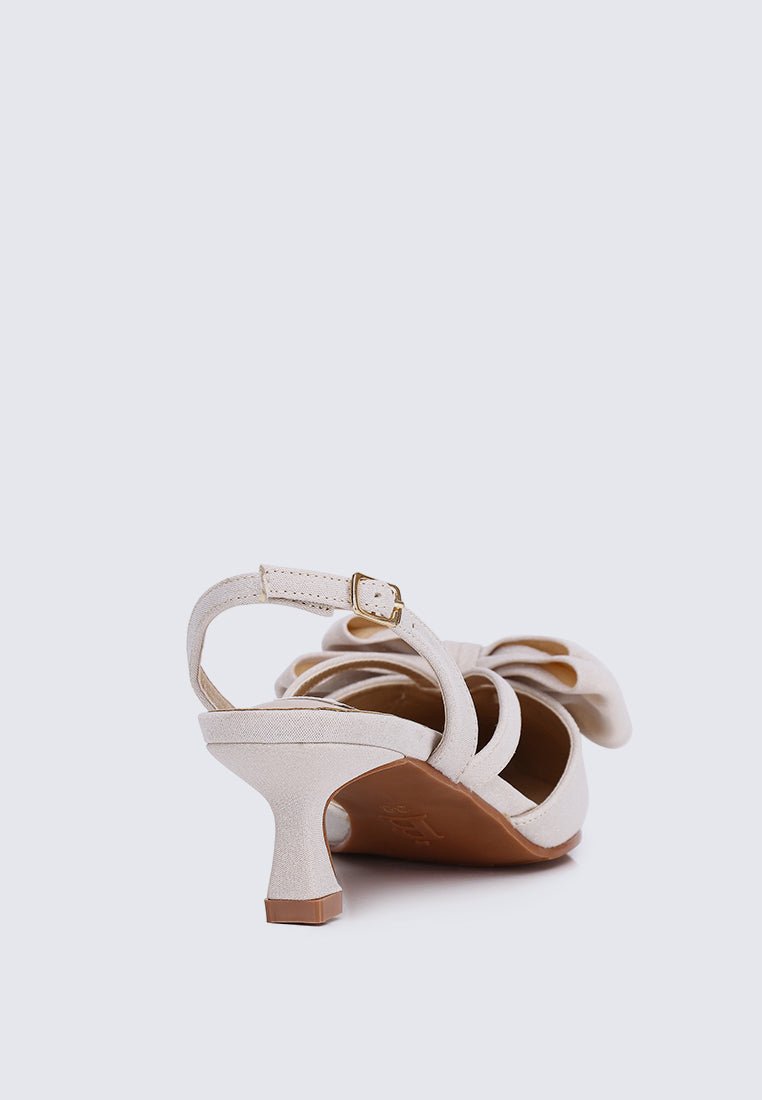 Viola Comfy Heels In NudeShoes - myballerine