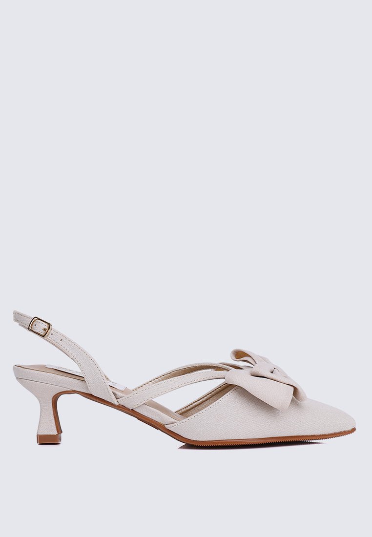 Viola Comfy Heels In NudeShoes - myballerine