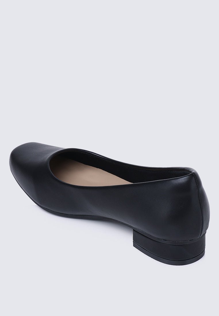 Vyan Comfy Pumps In BlackShoes - myballerine