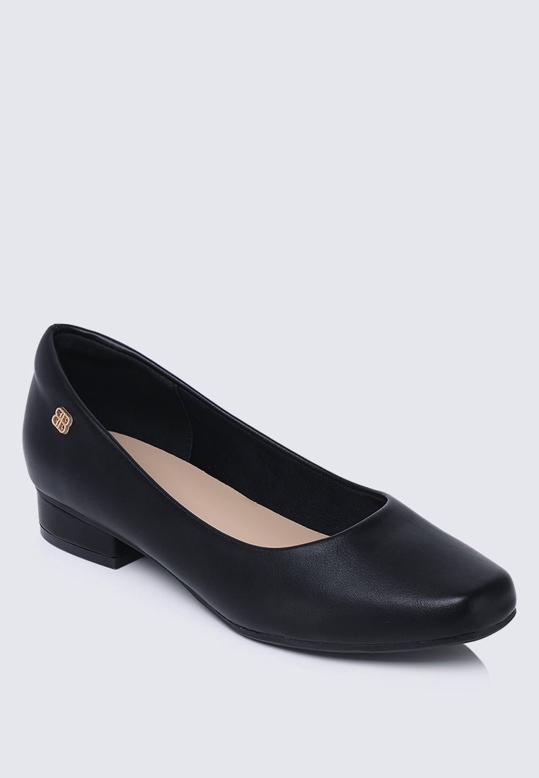 Vyan Comfy Pumps In BlackShoes - myballerine