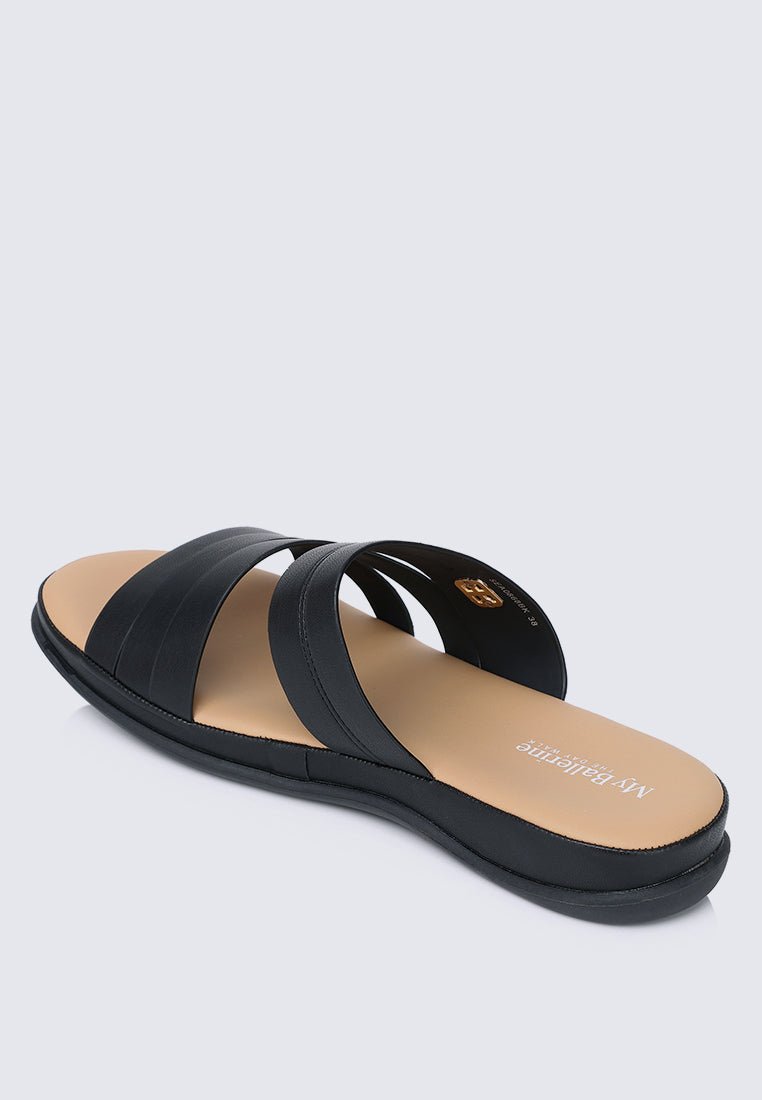 Walk Lite Comfy Sandals In BlackShoes - myballerine