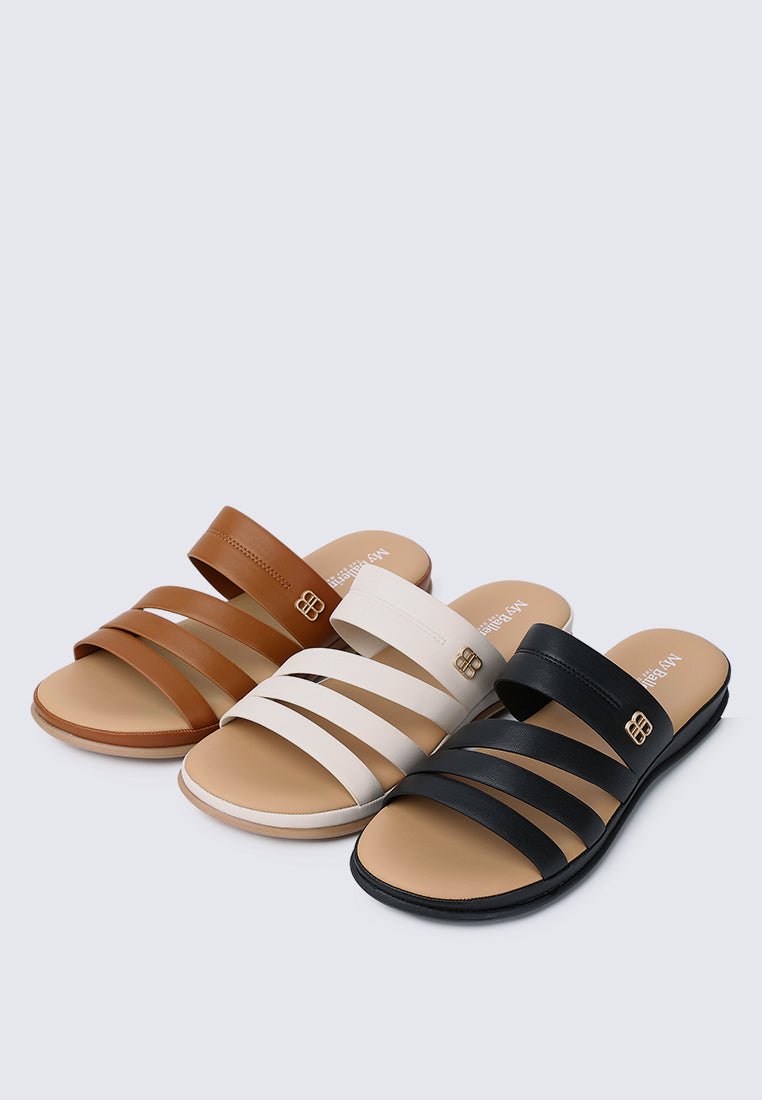 Walk Lite Comfy Sandals In BrownShoes - myballerine