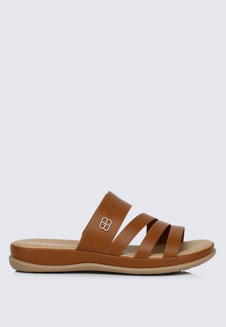 Walk Lite Comfy Sandals In BrownShoes - myballerine