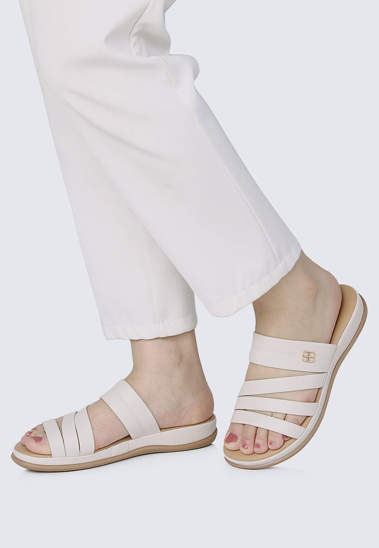 Walk Lite Comfy Sandals In WhiteShoes - myballerine