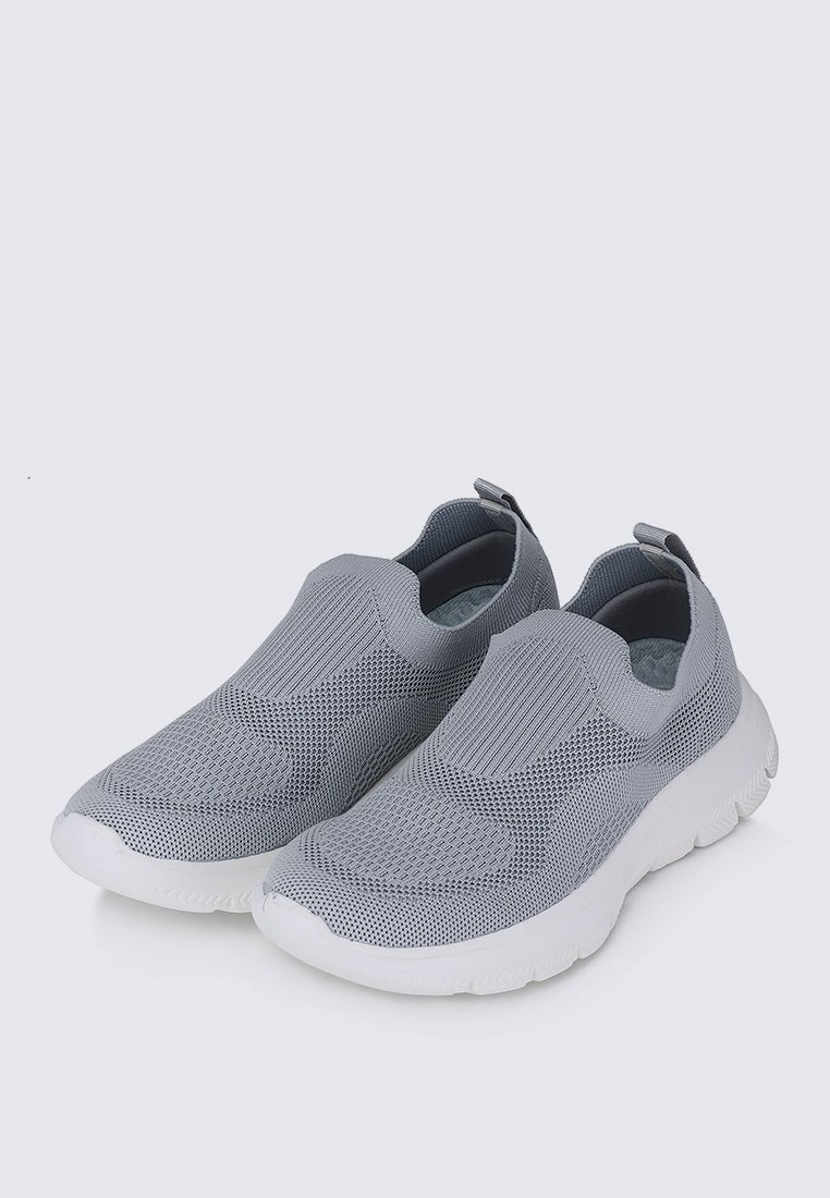 WalkEase Comfy Sneakers In GreyShoes - myballerine