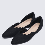 Wanisha Comfy Ballerina In BlackShoes - myballerine