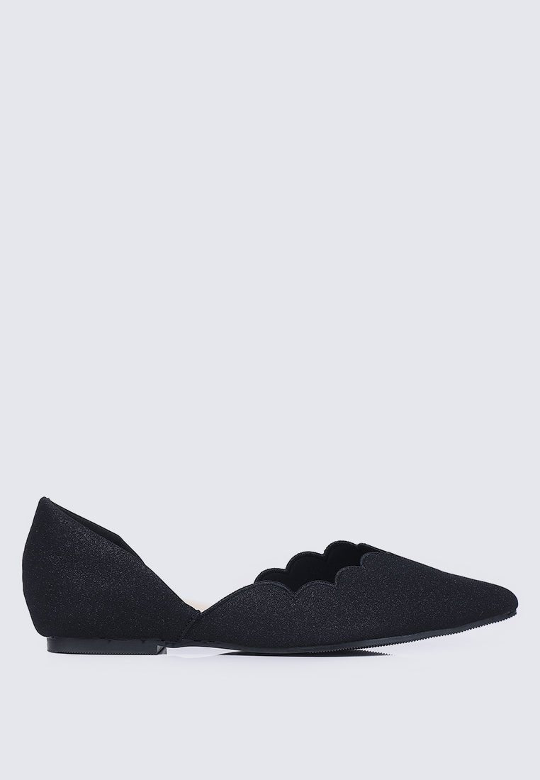 Wanisha Comfy Ballerina In BlackShoes - myballerine