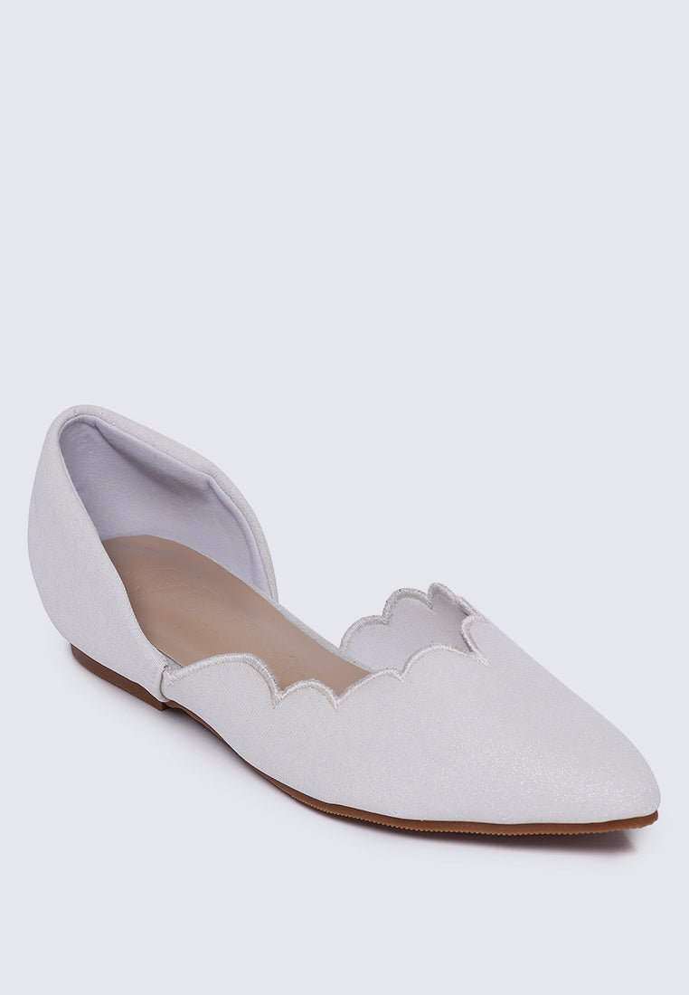 Wanisha Comfy Ballerina In IvoryShoes - myballerine